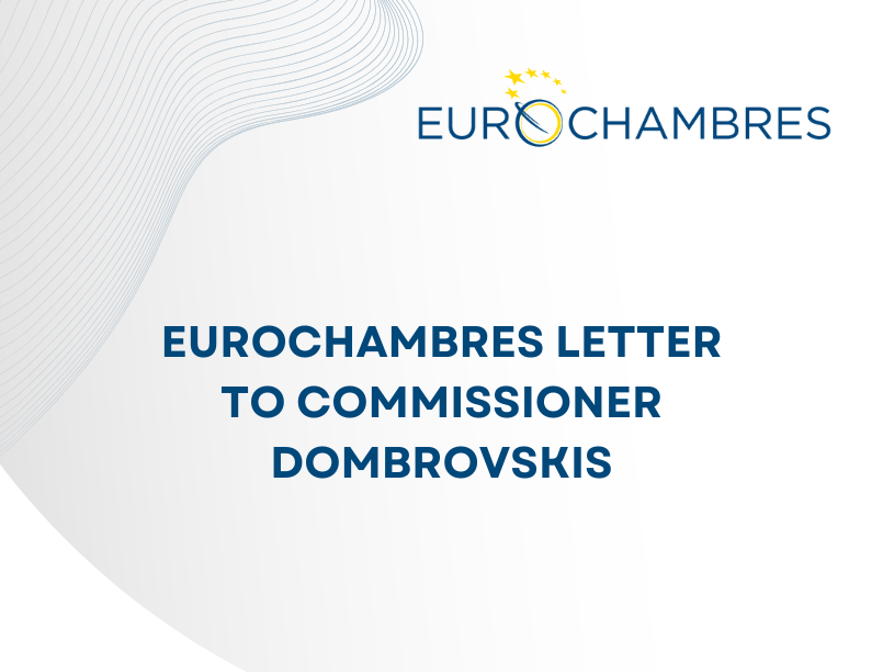 Eurochambres letter to Commissioner Dombrovskis